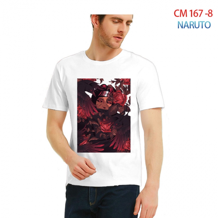 Naruto Printed short-sleeved cotton T-shirt from S to 3XL  CM-167-8