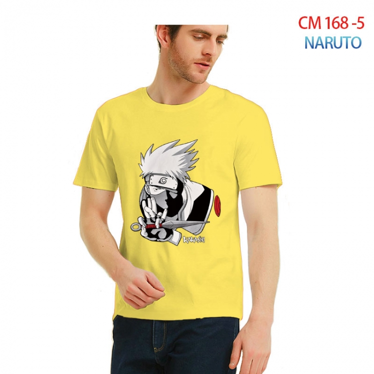 Naruto Printed short-sleeved cotton T-shirt from S to 3XL CM-168-5