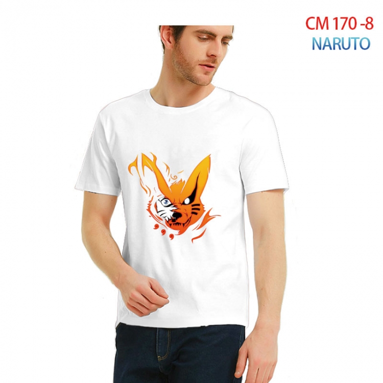 Naruto Printed short-sleeved cotton T-shirt from S to 3XL CM-170-8
