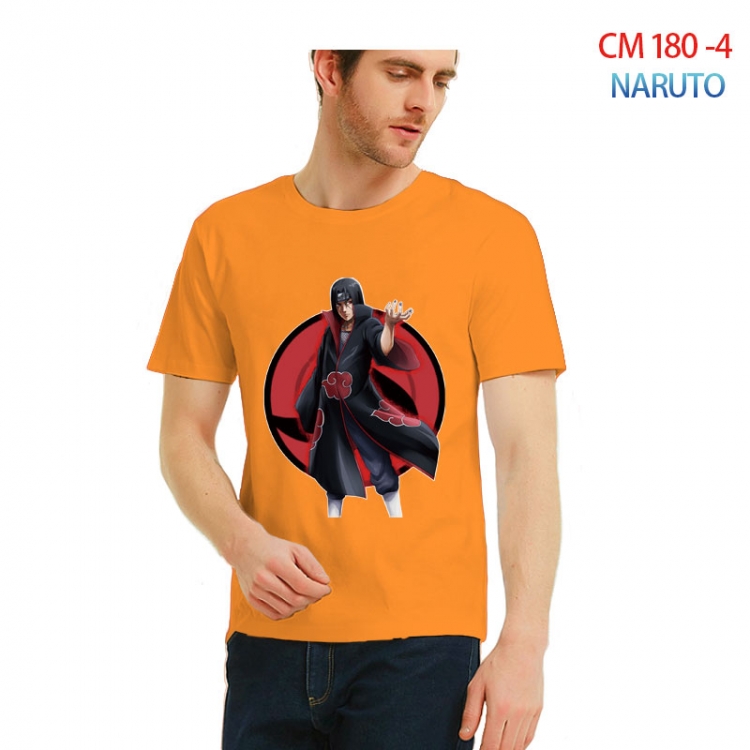 Naruto Printed short-sleeved cotton T-shirt from S to 3XL CM-180-4