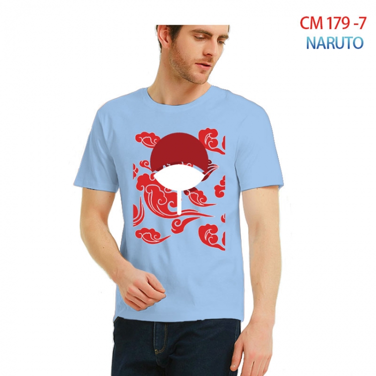 Naruto Printed short-sleeved cotton T-shirt from S to 3XL CM-179-7