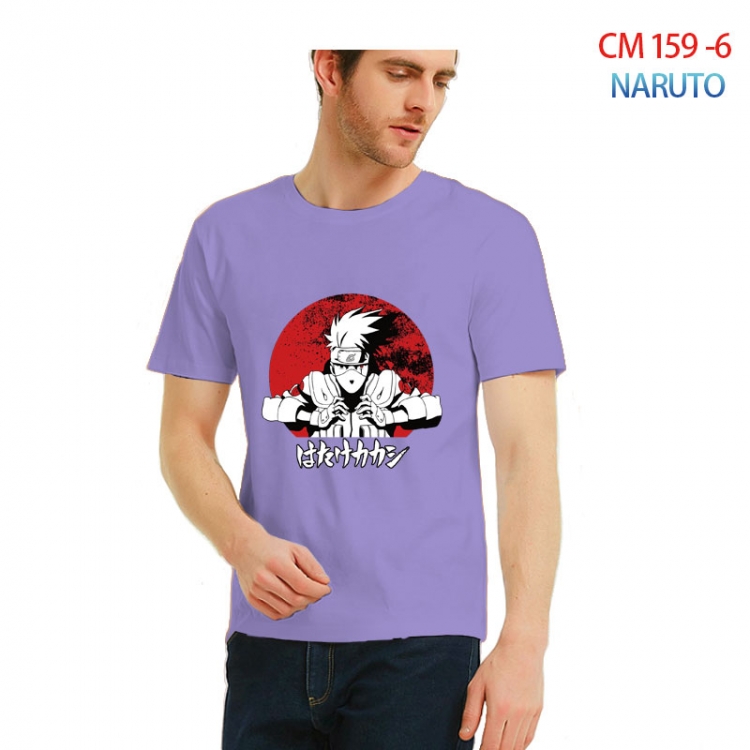 Naruto Printed short-sleeved cotton T-shirt from S to 3XL CM-159-6