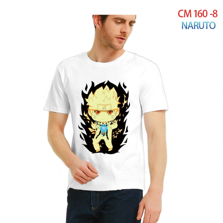 Naruto Printed short-sleeved cotton T-shirt from S to 3XL CM-160-8