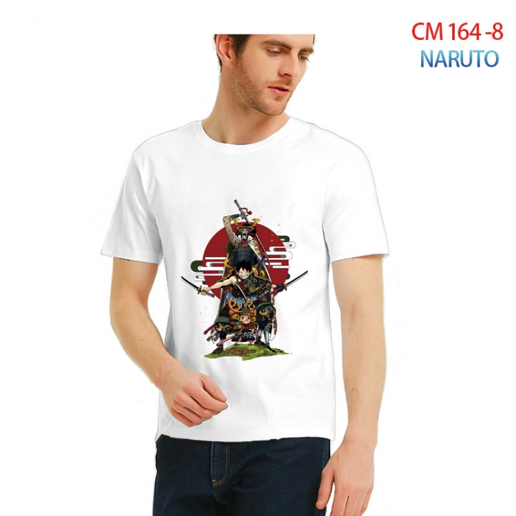 Naruto Printed short-sleeved cotton T-shirt from S to 3XL  CM-164-8