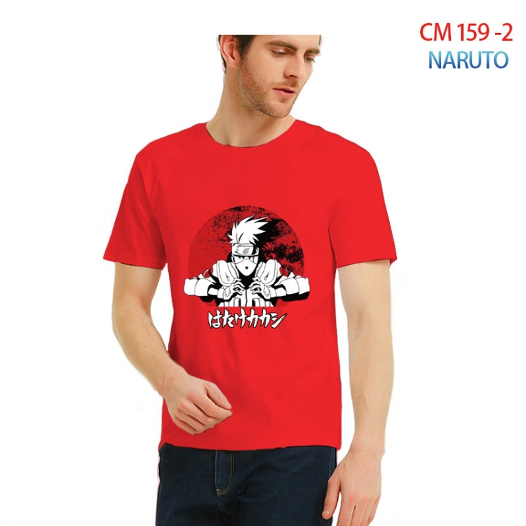 Naruto Printed short-sleeved cotton T-shirt from S to 3XLCM-159-2