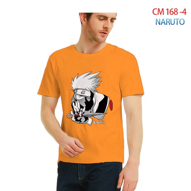 Naruto Printed short-sleeved cotton T-shirt from S to 3XL CM-168-4