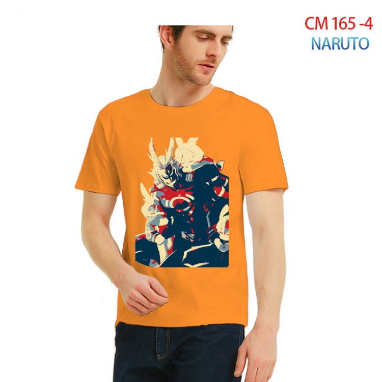 Naruto Printed short-sleeved cotton T-shirt from S to 3XL CM-165-4
