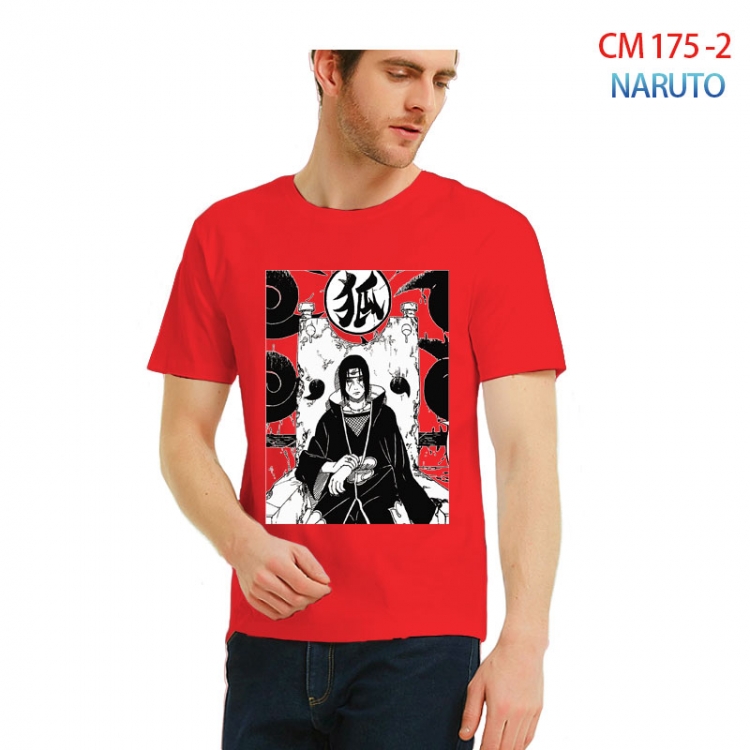 Naruto Printed short-sleeved cotton T-shirt from S to 3XL CM-175-2