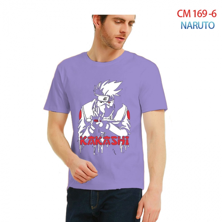 Naruto Printed short-sleeved cotton T-shirt from S to 3XL CM-169-6