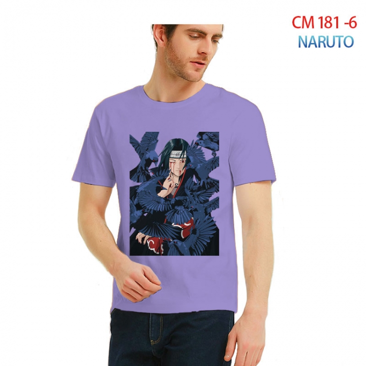Naruto Printed short-sleeved cotton T-shirt from S to 3XL CM-181-6
