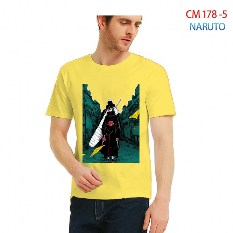 Naruto Printed short-sleeved cotton T-shirt from S to 3XL CM-178-5