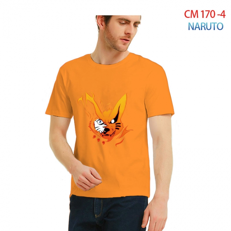 Naruto Printed short-sleeved cotton T-shirt from S to 3XL CM-170-4