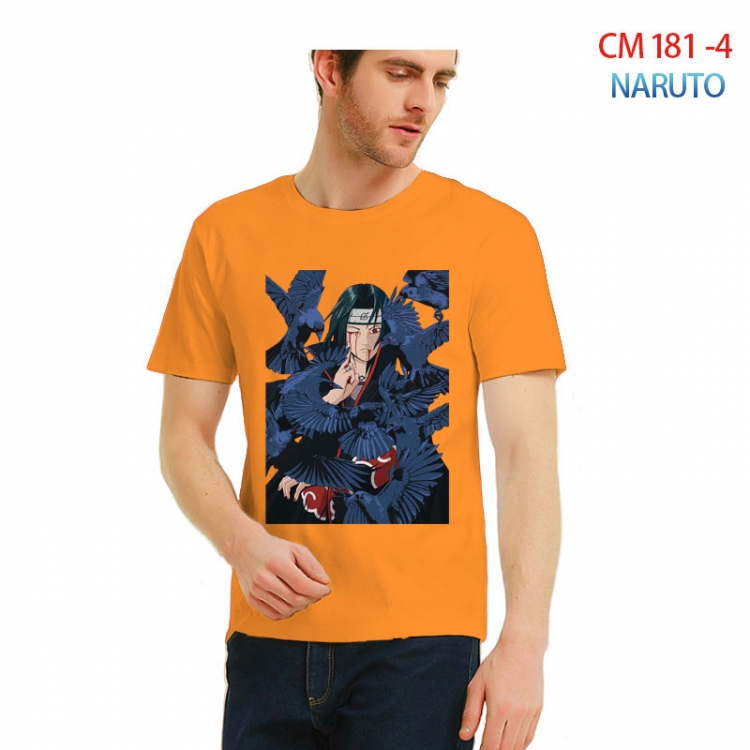Naruto Printed short-sleeved cotton T-shirt from S to 3XL CM-181-4
