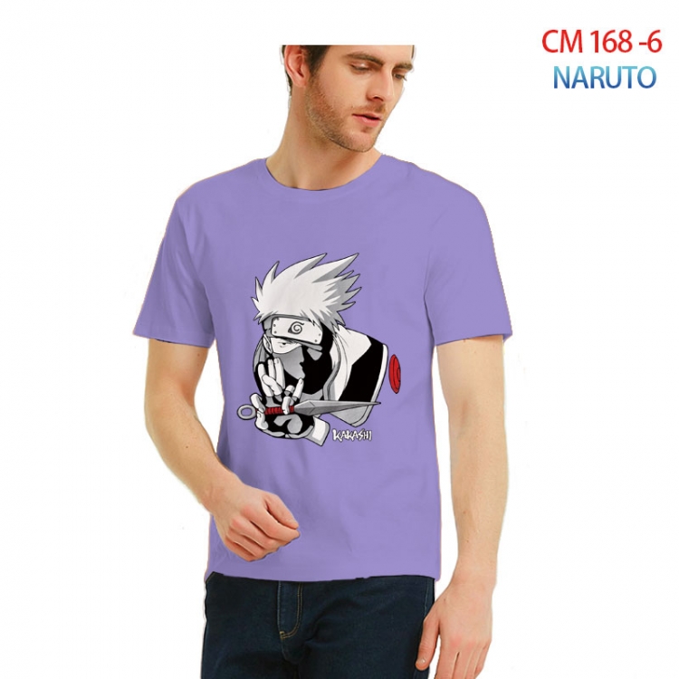 Naruto Printed short-sleeved cotton T-shirt from S to 3XL CM-168-6
