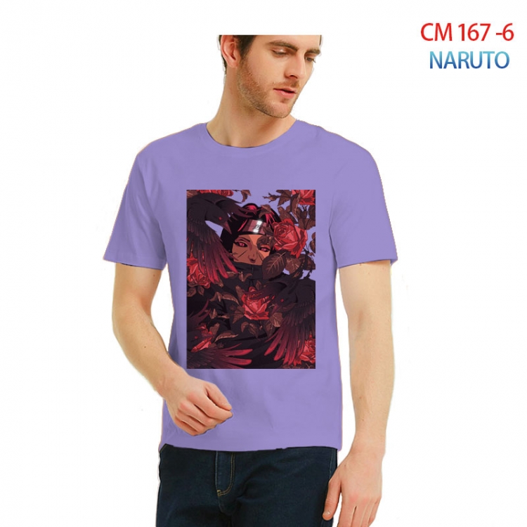 Naruto Printed short-sleeved cotton T-shirt from S to 3XL CM-167-6