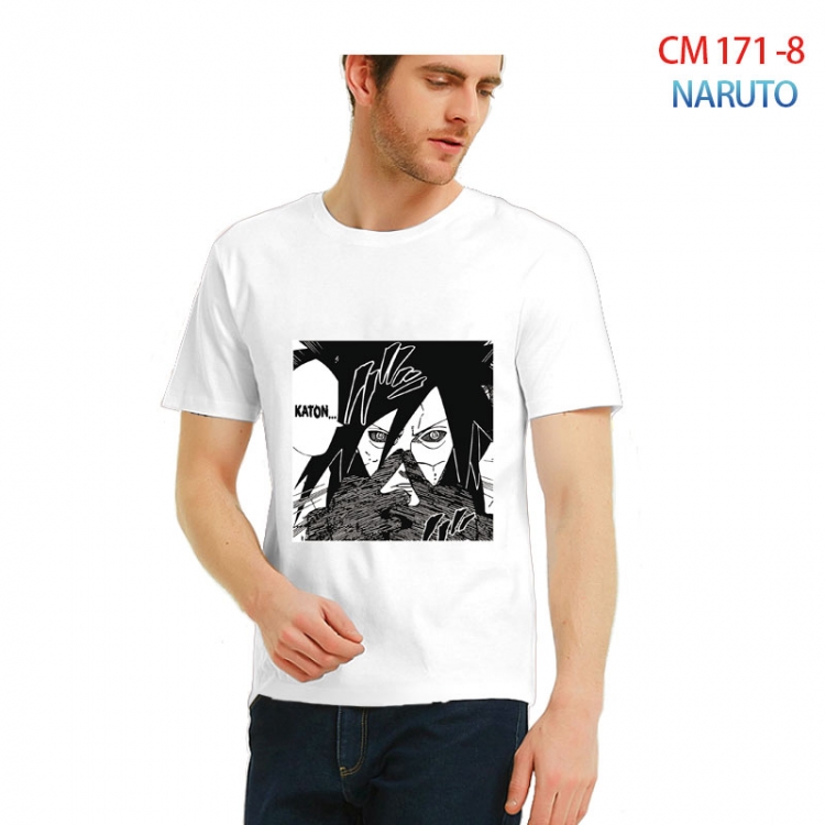 Naruto Printed short-sleeved cotton T-shirt from S to 3XL CM-171-8