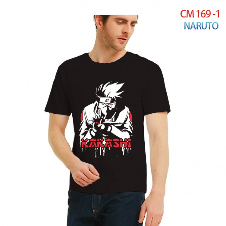 Naruto Printed short-sleeved cotton T-shirt from S to 3XL CM-169-1