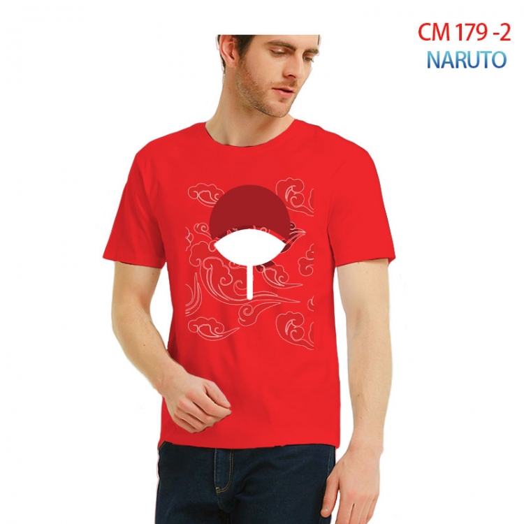Naruto Printed short-sleeved cotton T-shirt from S to 3XL  CM-179-2