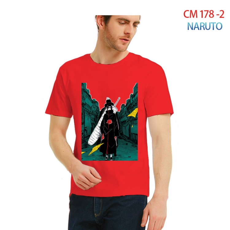 Naruto Printed short-sleeved cotton T-shirt from S to 3XL  CM-178-2