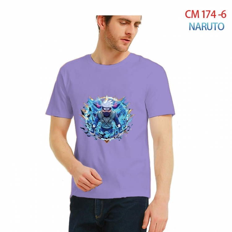 Naruto Printed short-sleeved cotton T-shirt from S to 3XL CM-174-6