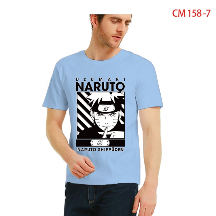 Naruto Printed short-sleeved cotton T-shirt from S to 3XL  CM-158-7