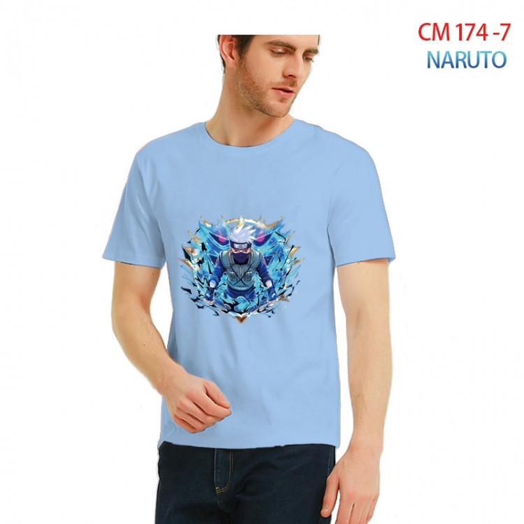 Naruto Printed short-sleeved cotton T-shirt from S to 3XL CM-174-7