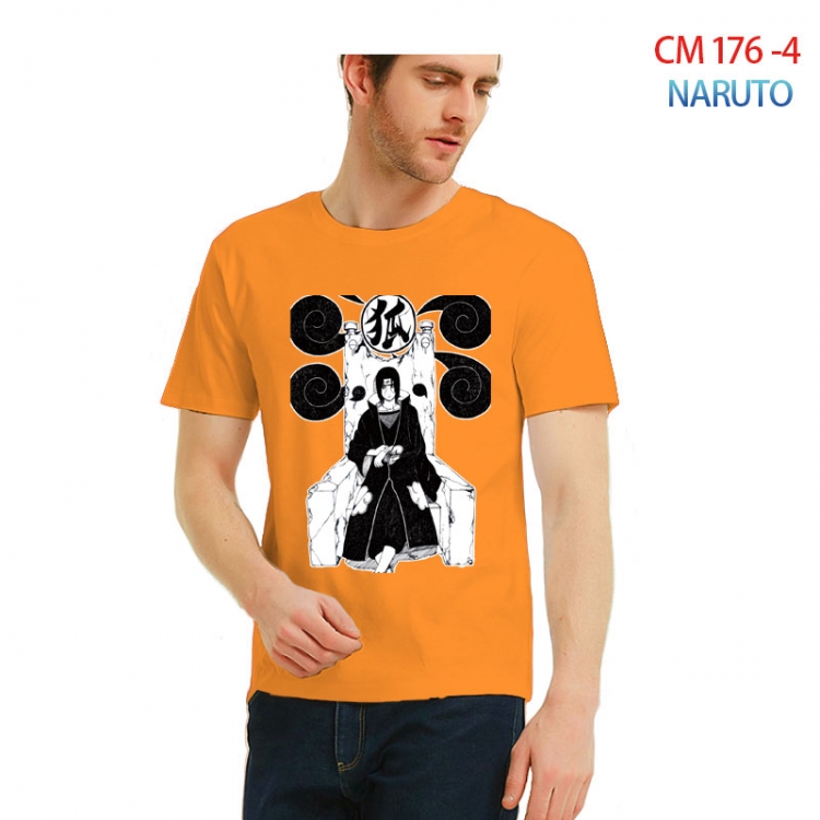 Naruto Printed short-sleeved cotton T-shirt from S to 3XL  CM-176-4