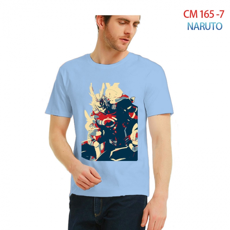 Naruto Printed short-sleeved cotton T-shirt from S to 3XL CM-165-7