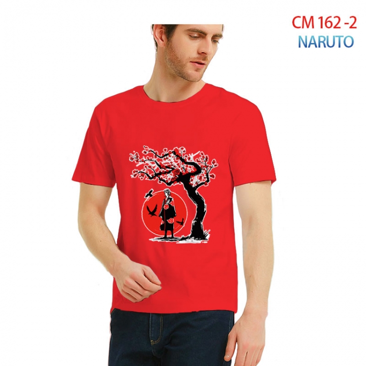 Naruto Printed short-sleeved cotton T-shirt from S to 3XL CM-162-2