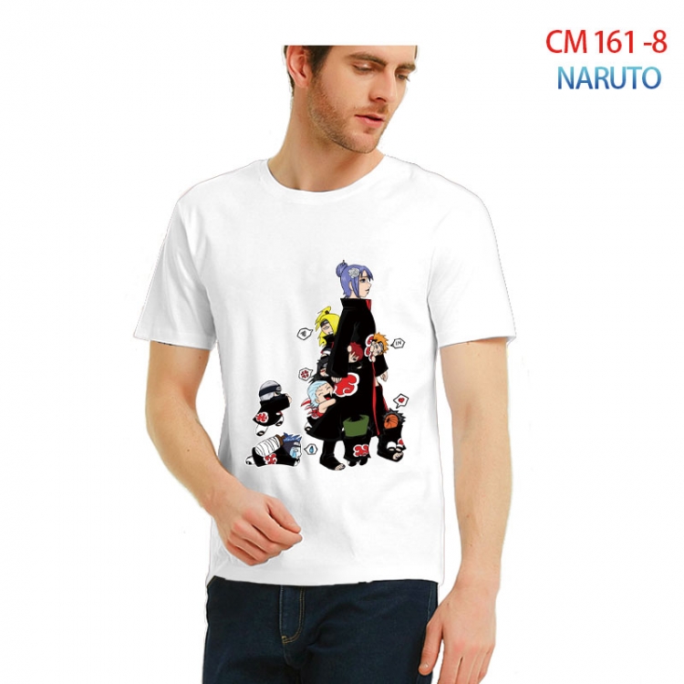 Naruto Printed short-sleeved cotton T-shirt from S to 3XL  CM-161-8