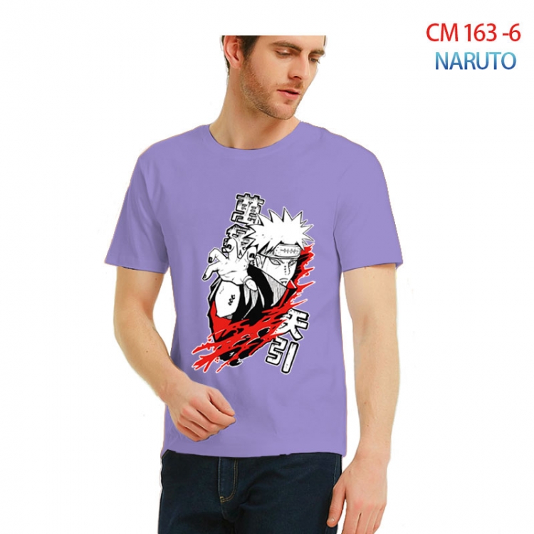 Naruto Printed short-sleeved cotton T-shirt from S to 3XL CM-163-6
