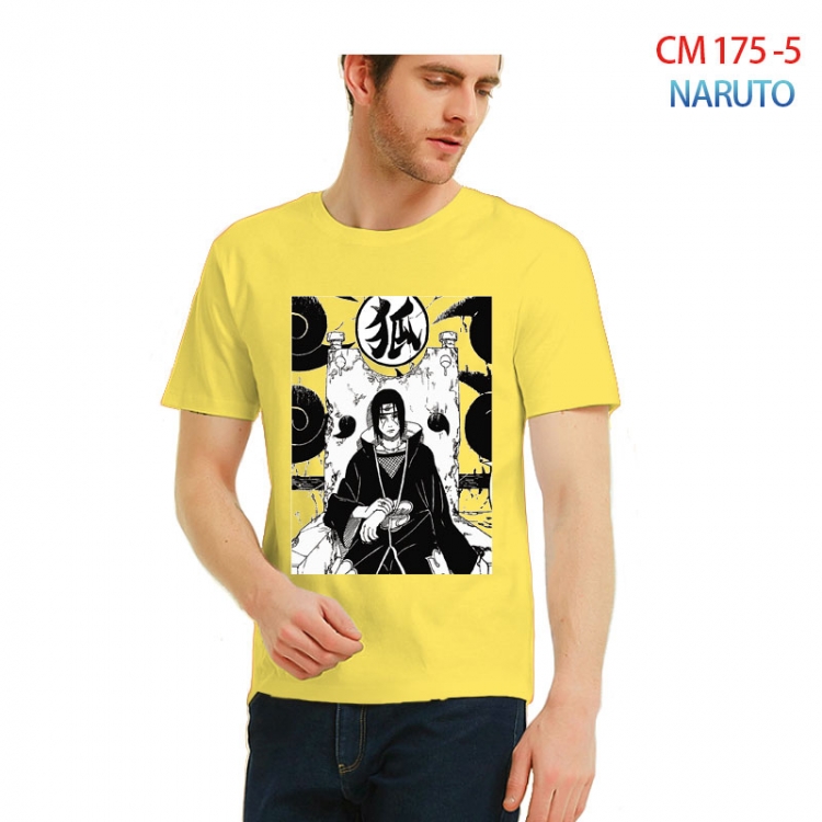 Naruto Printed short-sleeved cotton T-shirt from S to 3XL  CM-175-5