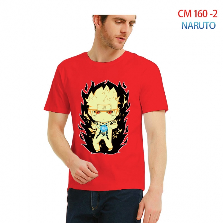 Naruto Printed short-sleeved cotton T-shirt from S to 3XL CM-160-2