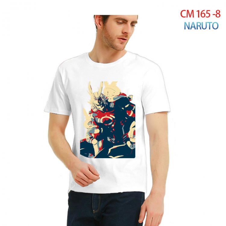 Naruto Printed short-sleeved cotton T-shirt from S to 3XL CM-165-8