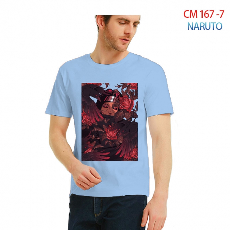 Naruto Printed short-sleeved cotton T-shirt from S to 3XL  CM-167-7