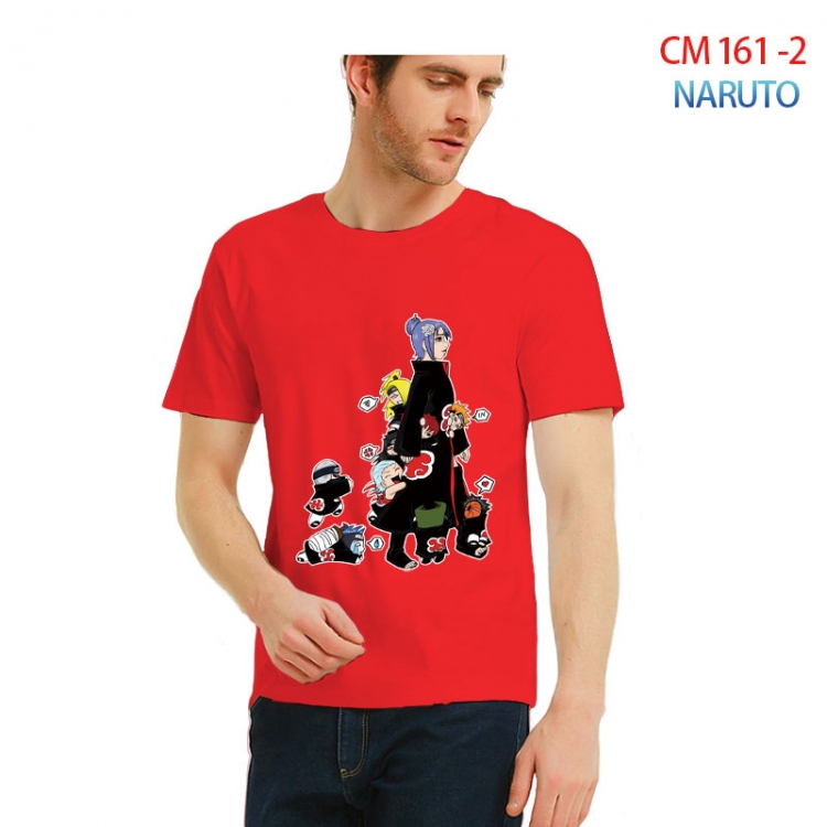 Naruto Printed short-sleeved cotton T-shirt from S to 3XL CM-161-2