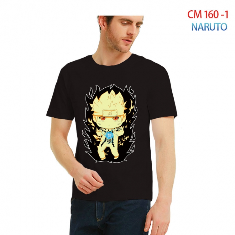 Naruto Printed short-sleeved cotton T-shirt from S to 3XL CM-160-1