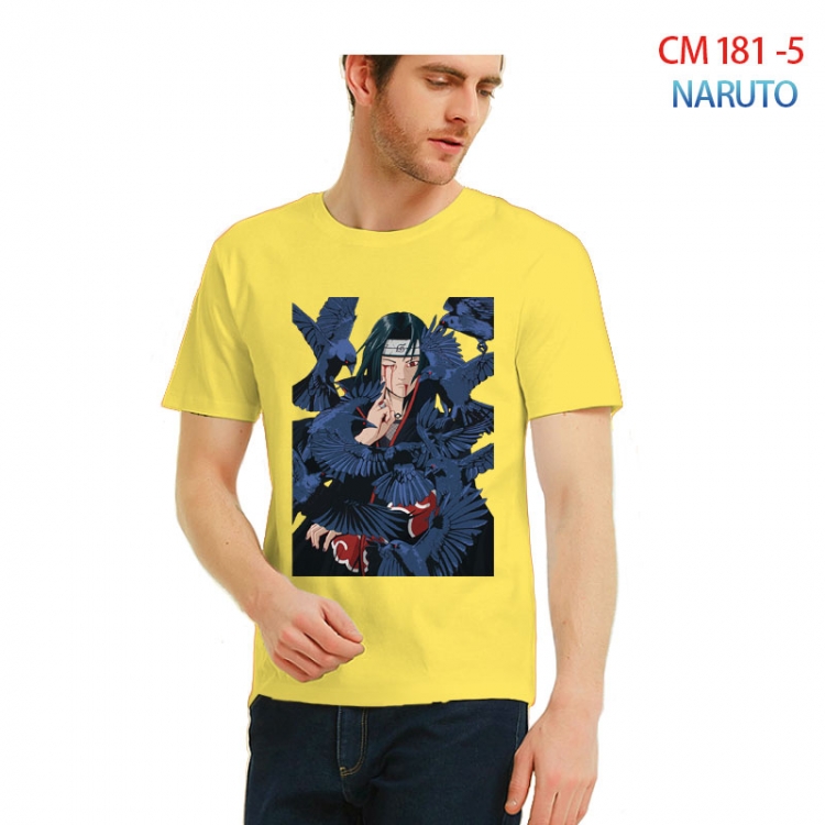 Naruto Printed short-sleeved cotton T-shirt from S to 3XL CM-181-5