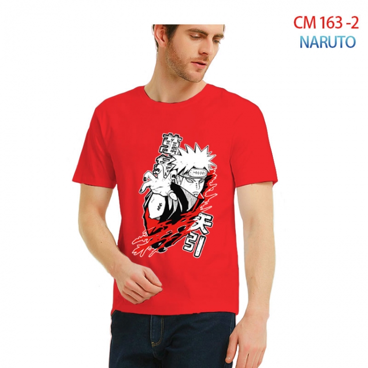 Naruto Printed short-sleeved cotton T-shirt from S to 3XL CM-163-2