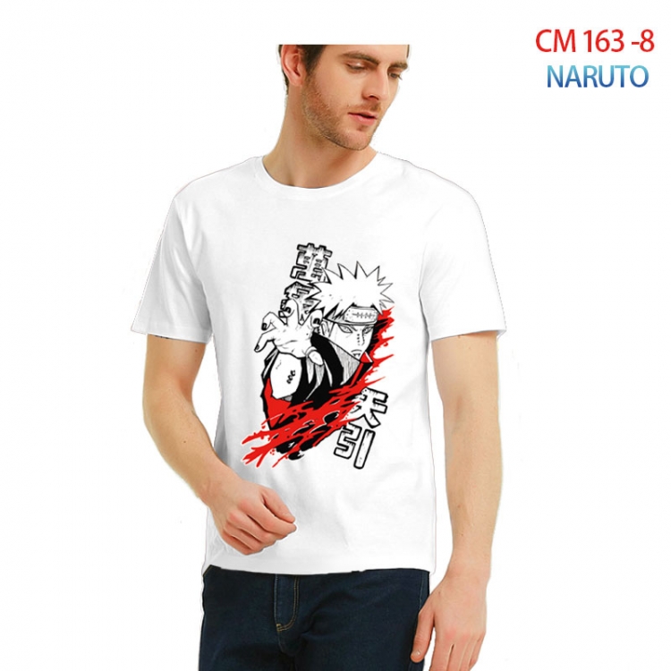 Naruto Printed short-sleeved cotton T-shirt from S to 3XL CM-163-8