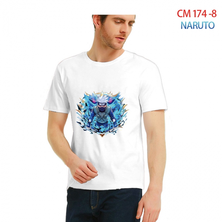 Naruto Printed short-sleeved cotton T-shirt from S to 3XL CM-174-8