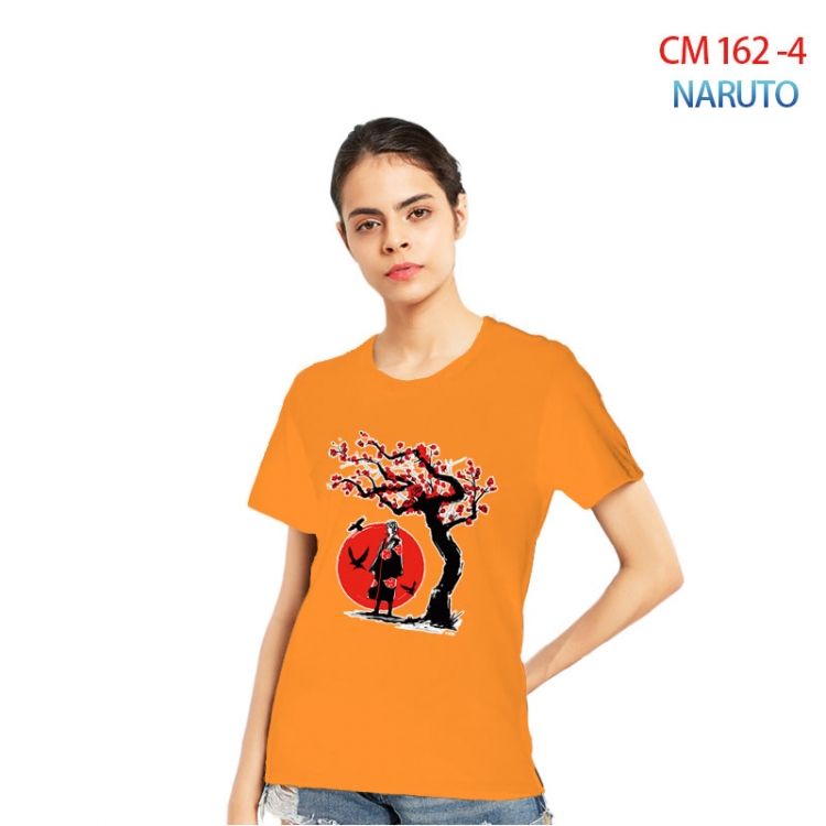 Naruto Women's Printed short-sleeved cotton T-shirt from S to 3XL CM-162-4