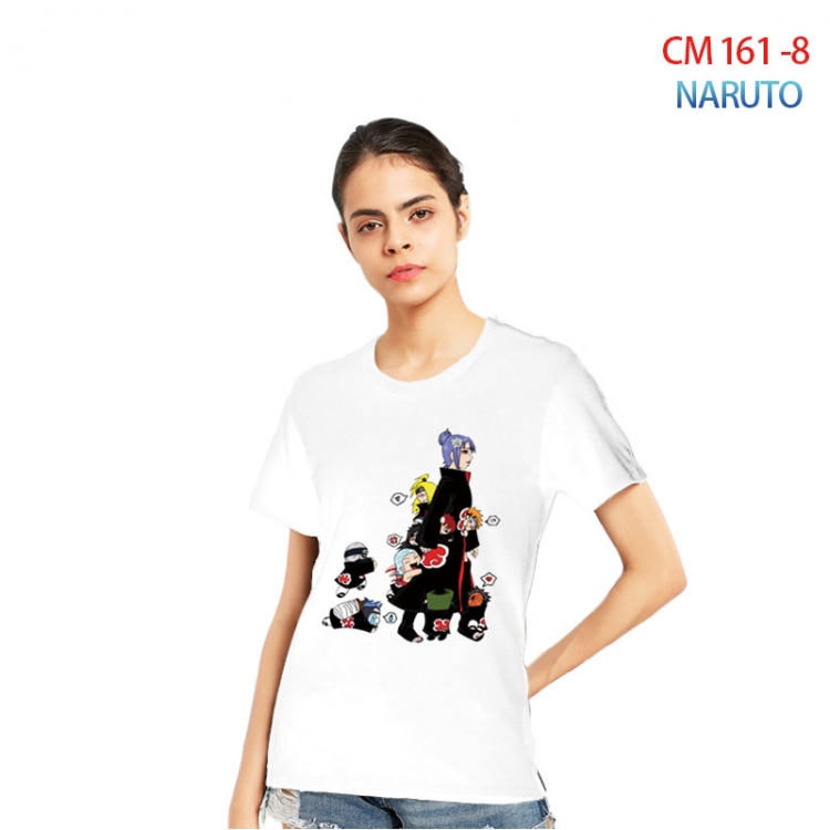 Naruto Women's Printed short-sleeved cotton T-shirt from S to 3XL CM-161-8