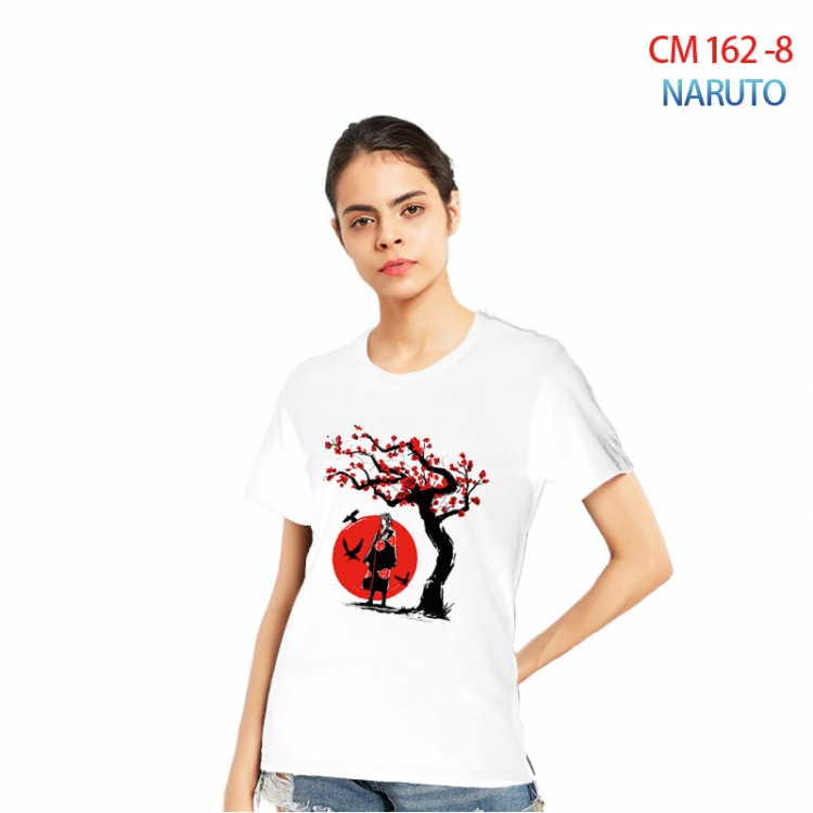 Naruto Women's Printed short-sleeved cotton T-shirt from S to 3XL CM-162-8