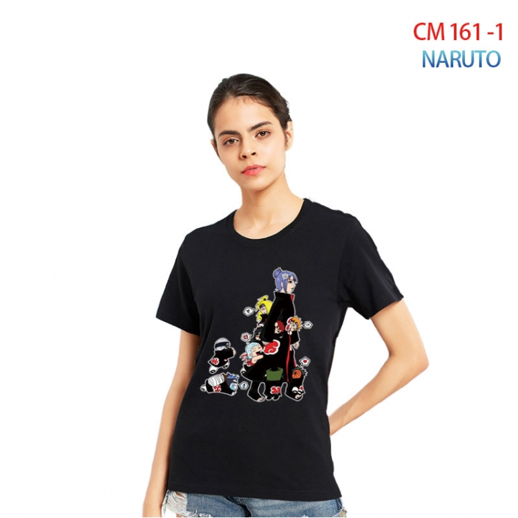 Naruto Women's Printed short-sleeved cotton T-shirt from S to 3XL CM-161-1