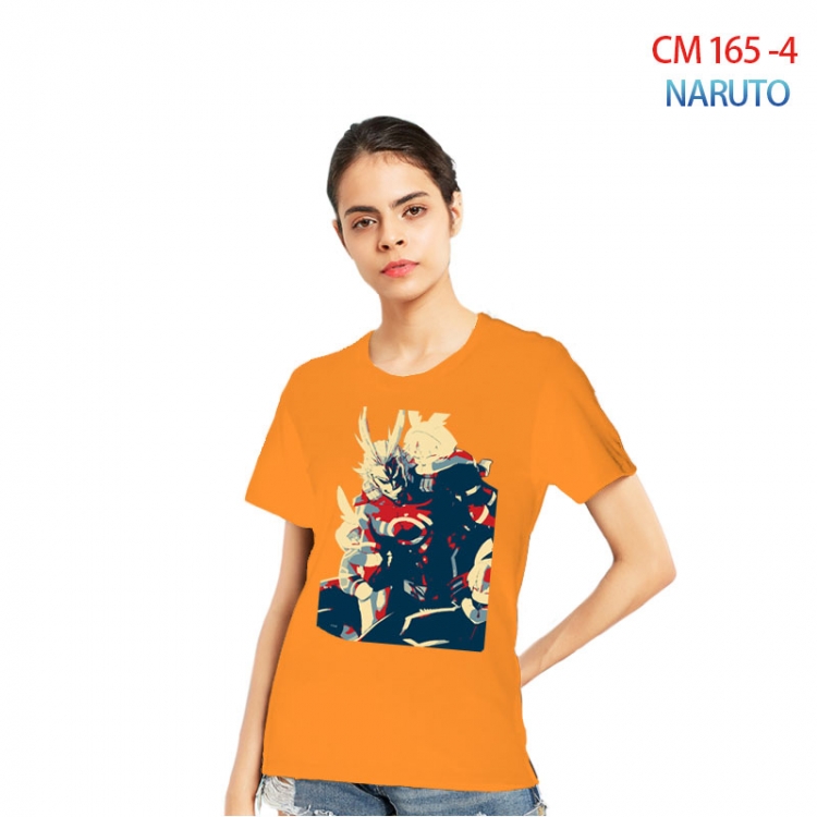 Naruto Women's Printed short-sleeved cotton T-shirt from S to 3XL CM-165-4