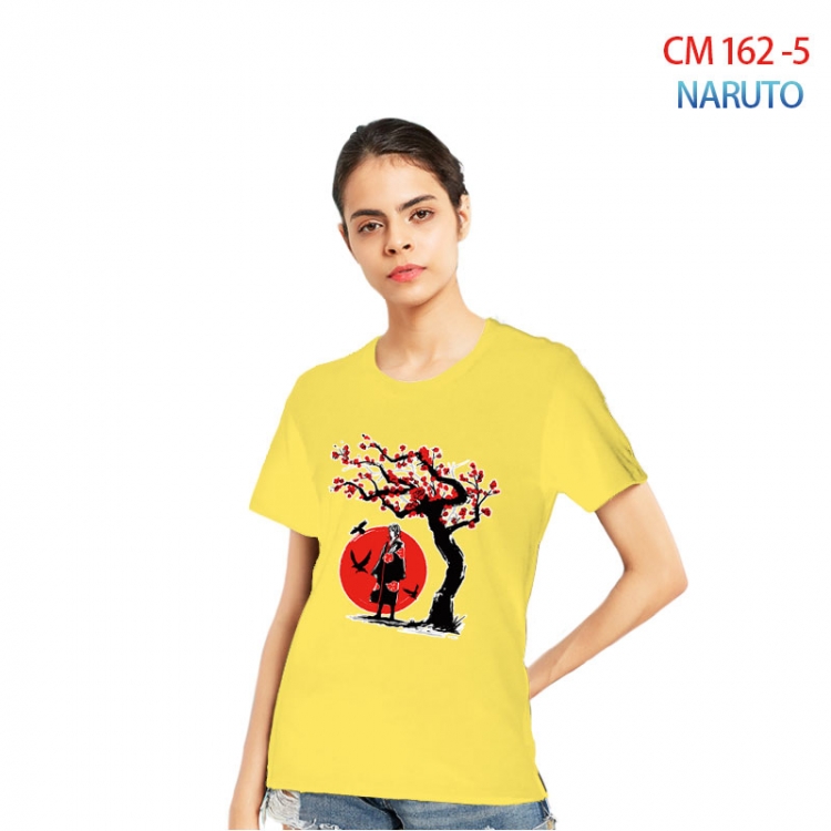 Naruto Women's Printed short-sleeved cotton T-shirt from S to 3XL CM-162-5