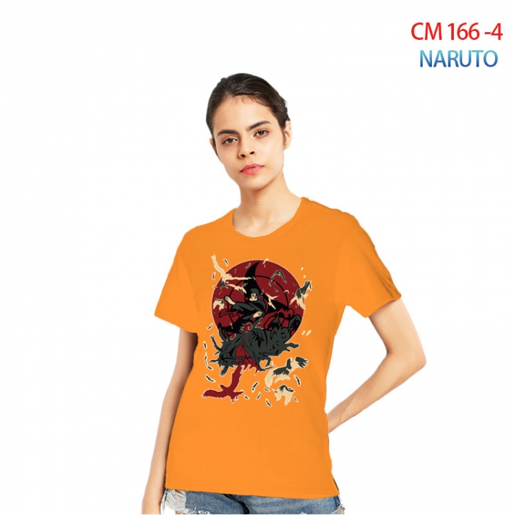 Naruto Women's Printed short-sleeved cotton T-shirt from S to 3XL CM-166-4