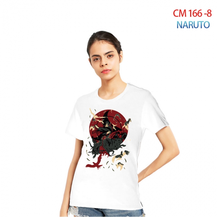 Naruto Women's Printed short-sleeved cotton T-shirt from S to 3XL CM-166-8
