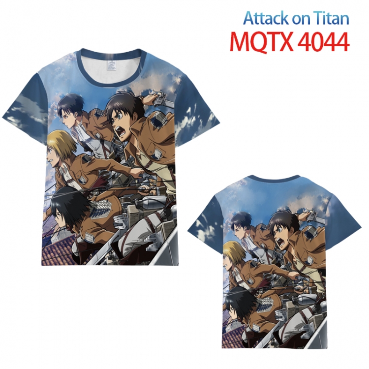 Shingeki no Kyojin full color printed short-sleeved T-shirt  from  2XS  to 5XL MQTX4044
